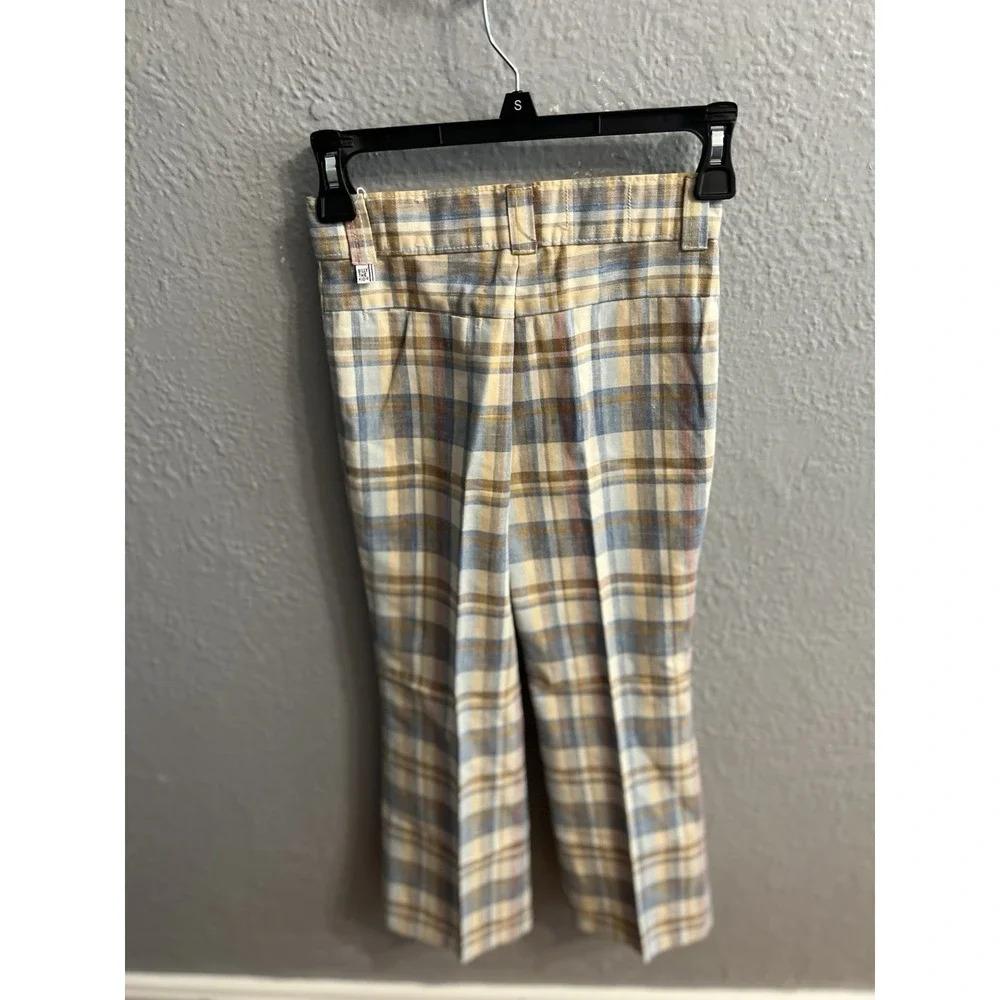 Vintage Boys Plaid Billy the Kid Pants‎ 1970s Plaid size